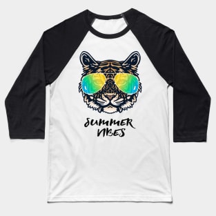 Summer Vibes Tiger Baseball T-Shirt